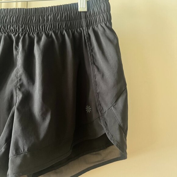 Athleta Mesh Race Run Short 4" Black Women’s Size Small - Picture 5 of 10